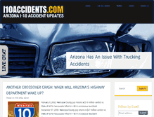 Tablet Screenshot of i10accidents.com